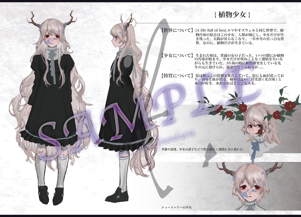 皆様の大切なオリジナルキャラクターに命吹き込みます Live2D,キャラクターデザイン,三面図...対応可！ イメージ9