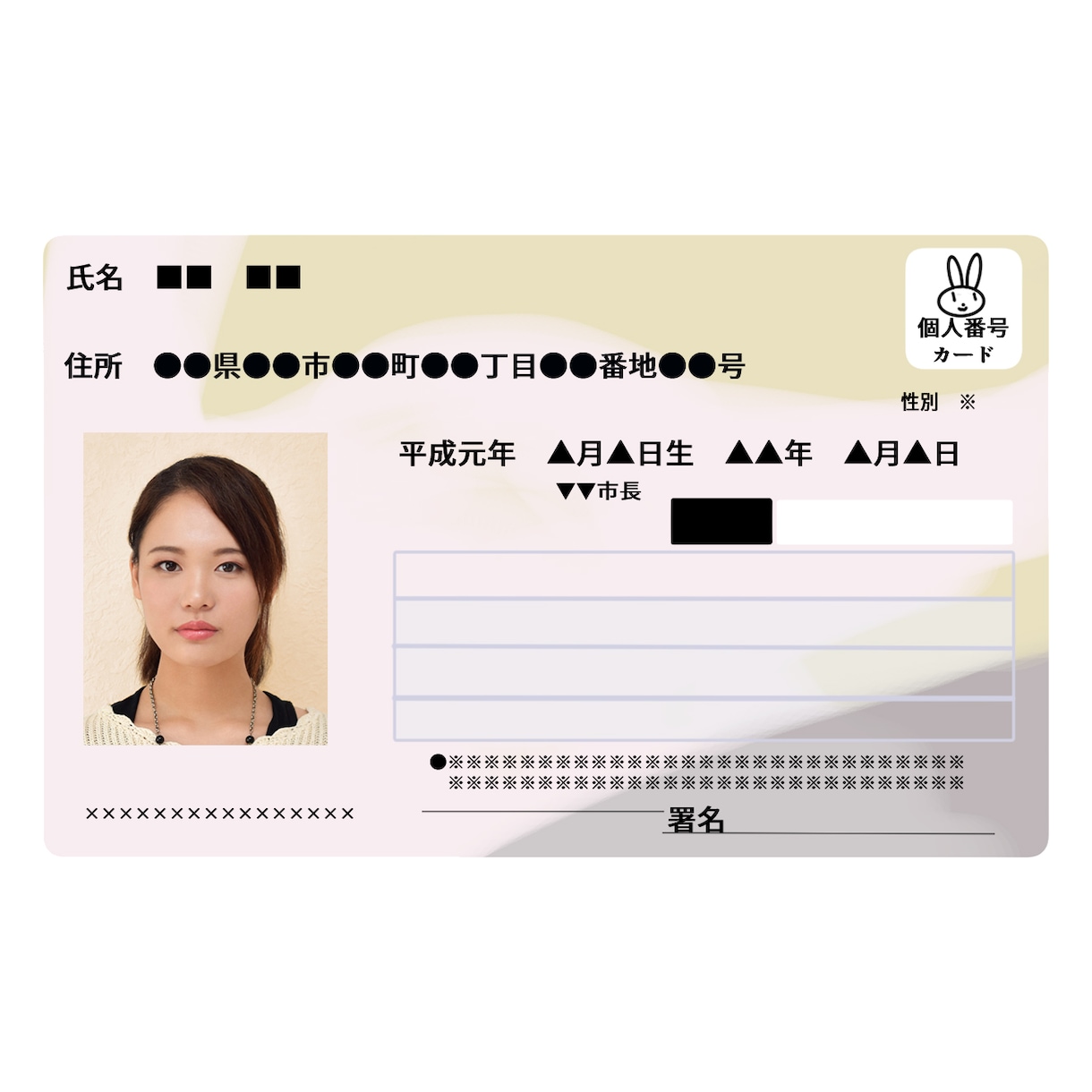 マイナンバーカードの顔写真レタッチします 一生持つマイナンバーカードに、少しでも写りの良い写真を イメージ1
