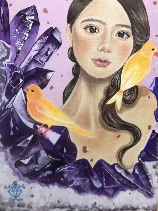 化粧品で似顔絵描きます 化粧品で似顔絵をお描きします。チラシ、DMデザイン承ります！ イメージ4