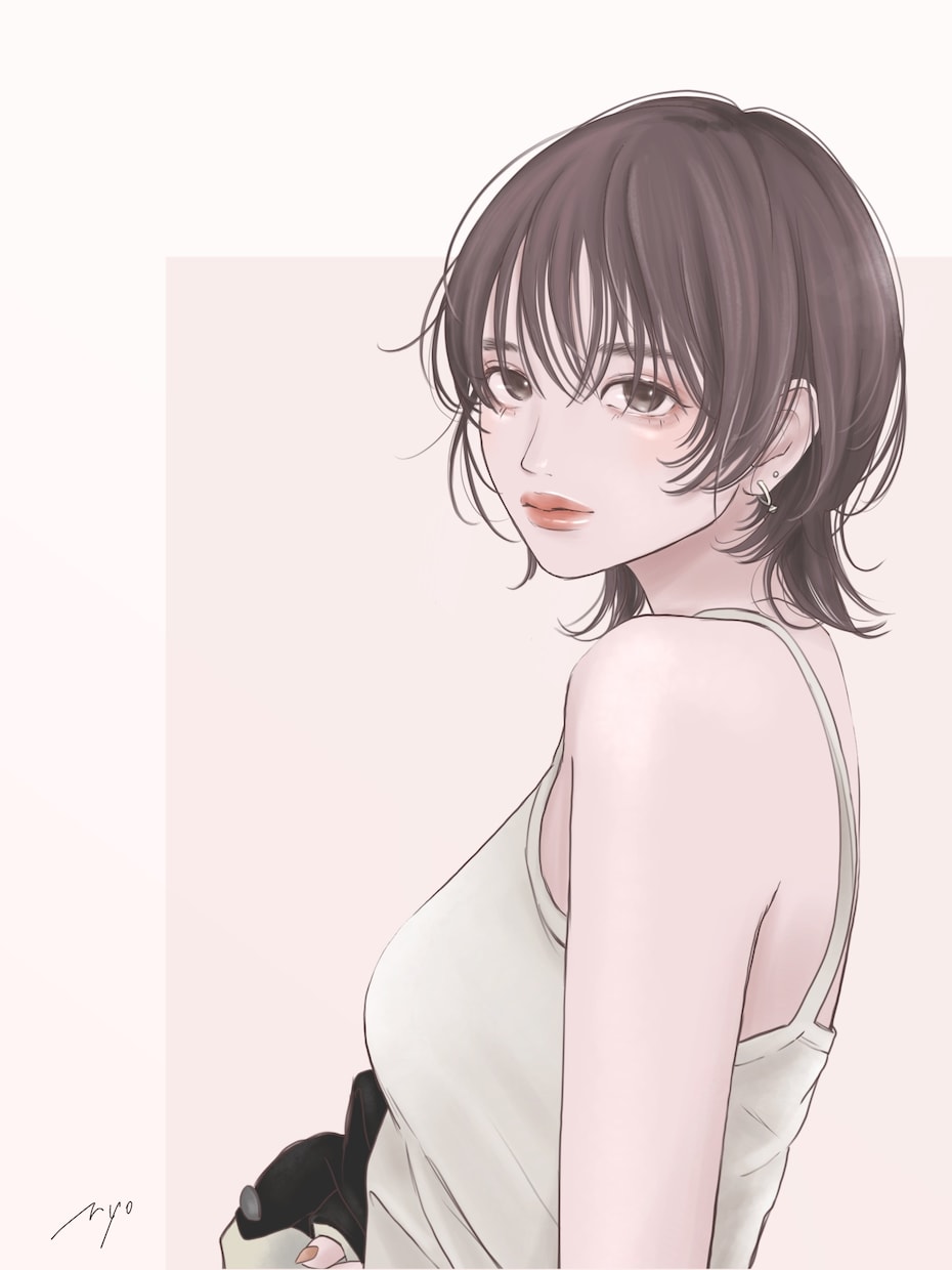 オシャレな似顔絵やアイコンイラスト作成します 各種snsアイコンや待ち受けなどにもオススメです イメージ2