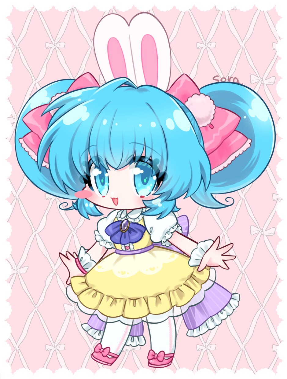 ぷにかわなSDキャラクターイラスト描きます 可愛い絵柄でクライアント様のご依頼キャラクターをSD絵に！ イメージ1