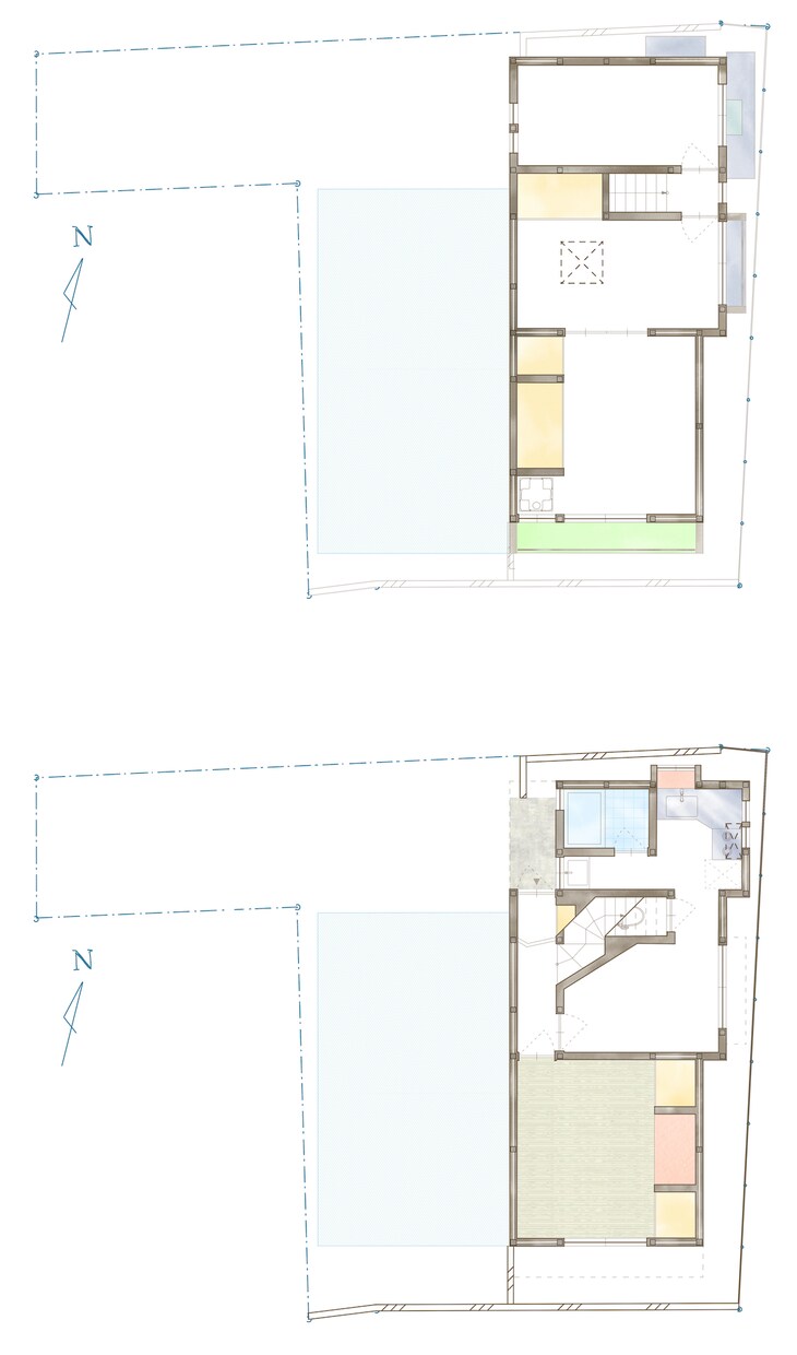 建築図面を手書き風に変身させます 味気ないCAD図面をお施主様が心惹かれる暖かい手書き図面に！ イメージ10