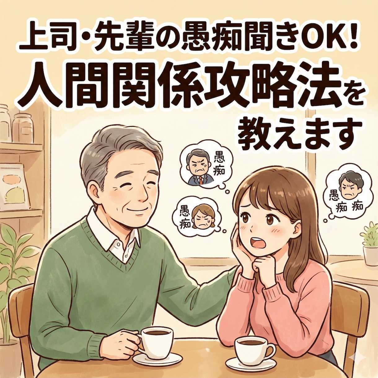 社外の父。51歳経営者が仕事の悩み聴きます 上司や家族に言えない本音の避難所。秘密厳守で聴きます。 イメージ2