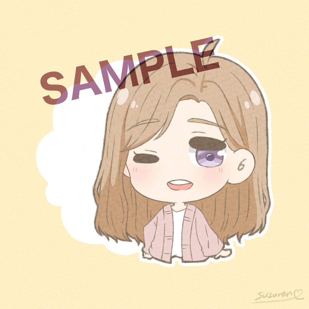 ブログ·SNS用ゆるふわアイコンなどお描きします 自分だけのアイコンが欲しい方に！ イメージ8