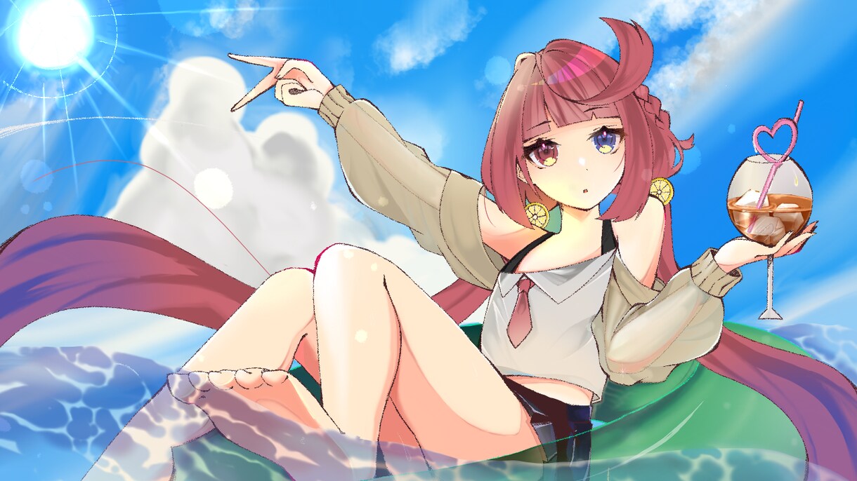 グラデーションを意識したイラストを手がけます 貴方だけの描き下ろしイラスト！ イメージ3