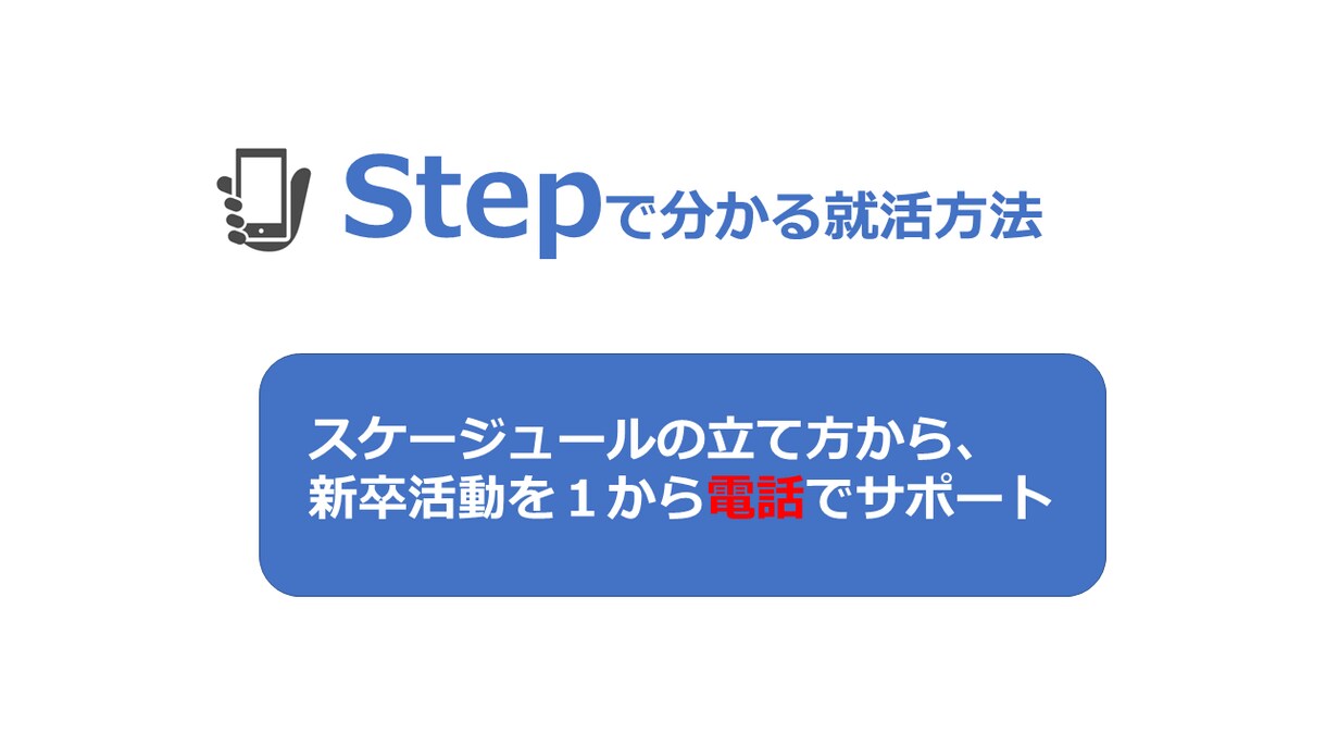 お電話にて新卒就活をサポートします 緊張しない環境で、自宅など好きな時間、場所から利用できます イメージ4