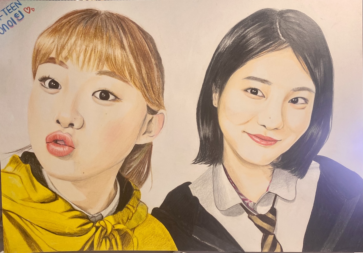 世界に1枚だけの特別な似顔絵をおかきします 写真を元にリアルなタッチで繊細に描き上げます！ イメージ8