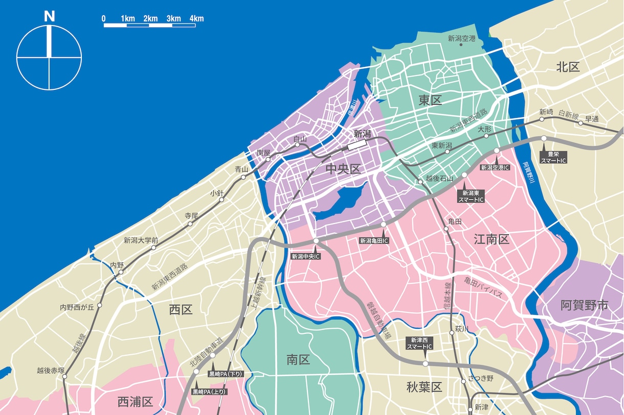 案内板デザイナーが広域図作成します 官公庁（国、県等）向け案内地図のプロデザイナーが地図を作成 イメージ6