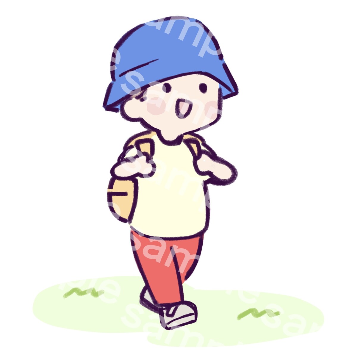 レトロでポップなかわいいイラストを描きます SNSや配信のイラスト！web、広告の挿絵もにおすすめ！ イメージ6
