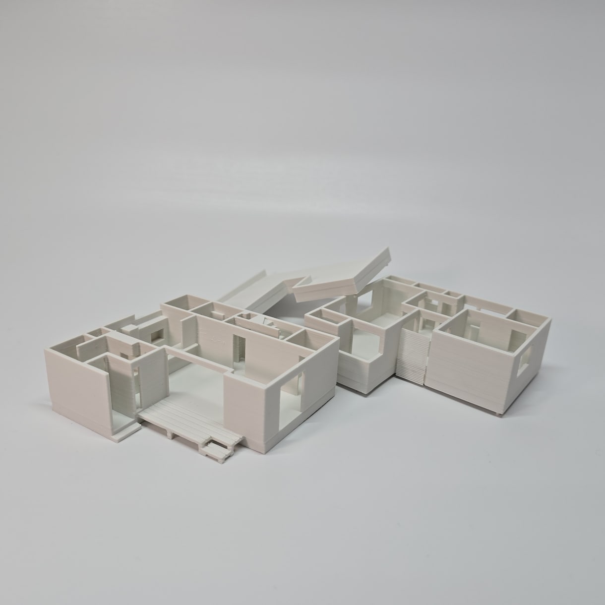 ３Dプリンターにて1/100住宅モデルを制作します 住宅の新築・設計時の打合せ、新築祝いなどの贈答品などに イメージ4