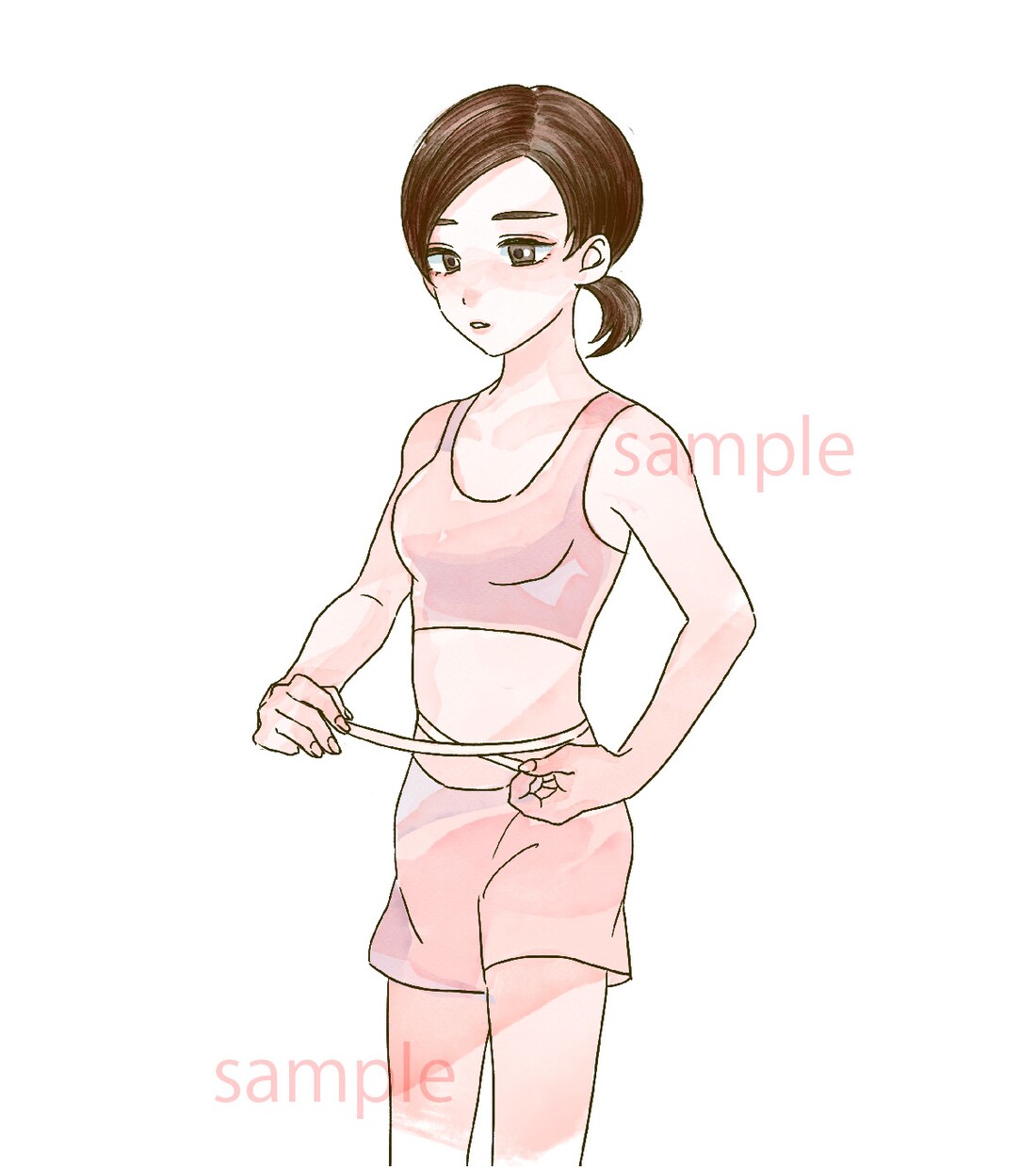 水彩漫画風のイラストをお描きします シンプルで目を引くイラストをお描きします！ イメージ4