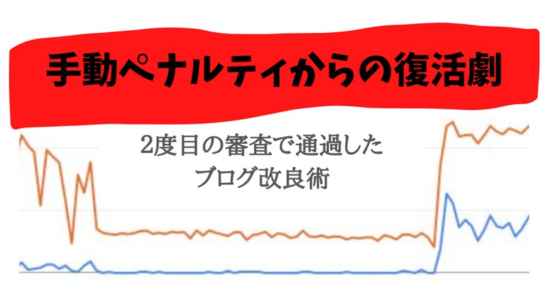 グーグル手動ペナルティ2ヶ月で解除した方法教えます サーチコンソールのペナルティ・アプデでアクセス激減した方へ イメージ1