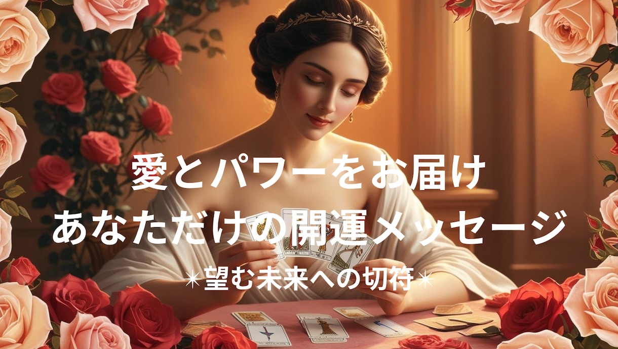 愛とパワーを込めた開運メッセージお届けします 望む未来へとチャネリングした言葉をパワー共に今のあなたへ イメージ1