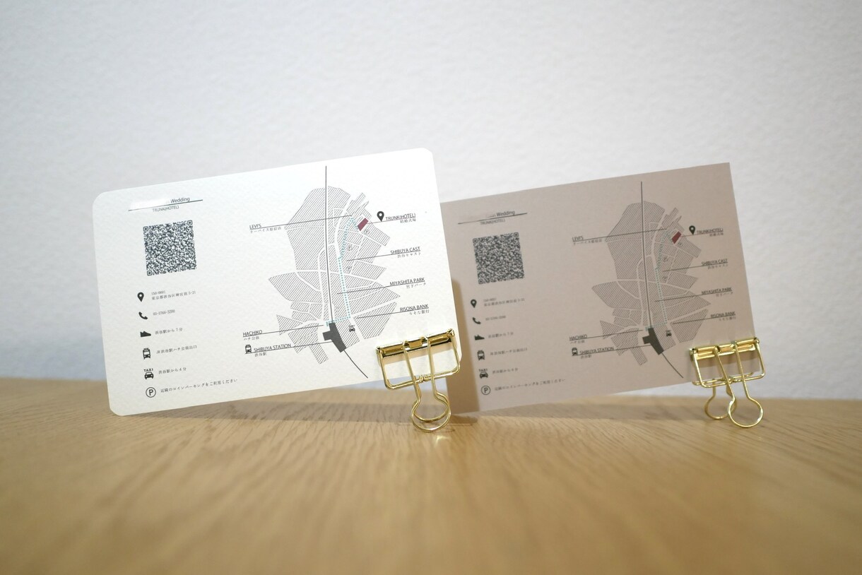結婚式【案内図】アクセスマップつくります ●シンプル、スタイリッシュ、ミニマル イメージ2