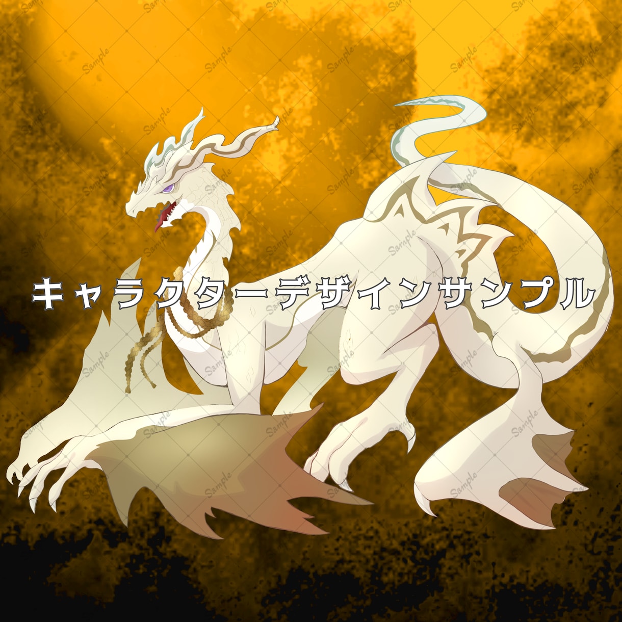 リッチなLive2d用パーツ分けイラスト描きます ケモノやドラゴンや幻獣等の人外キャラ制作はお任せ下さい イメージ5