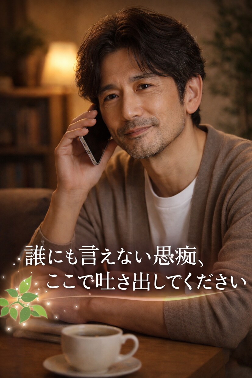 主婦の愚痴、悩み、優しく受けとめます 毎日の家事や育児、夫婦関係、人間関係…。 イメージ1