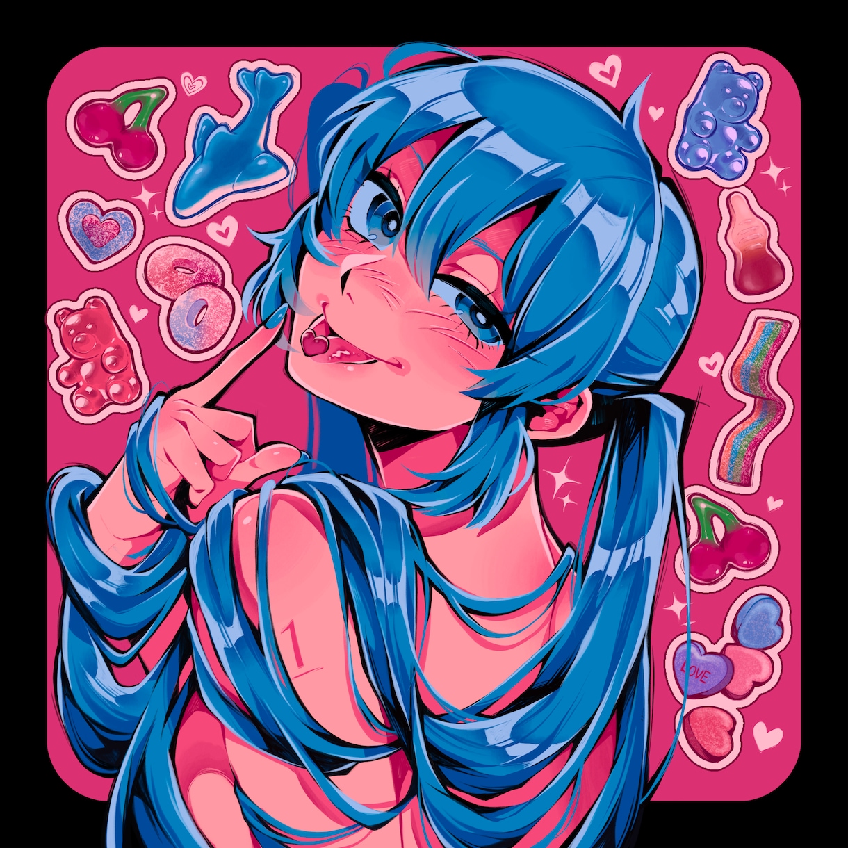 イラスト、SNSのアイコンを制作します カートゥーン風なものやカラフルでポップなイラストを描きます！ イメージ1