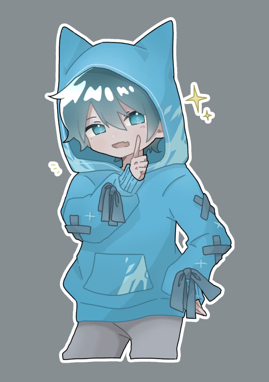 可愛い系統のイラストを描きます ふんわり系 可愛い系 病みかわ系 イメージ3