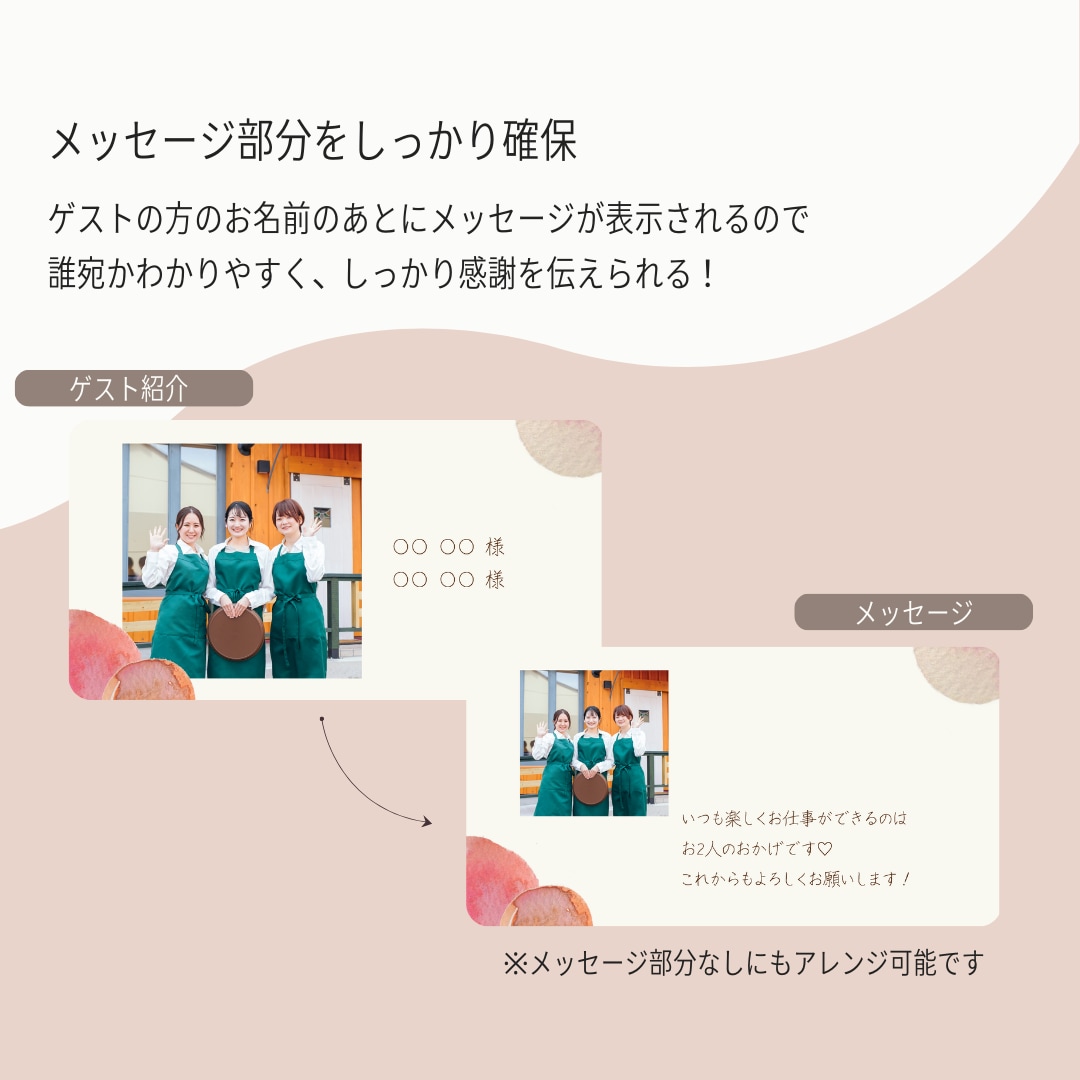 エンドロールムービーのおしゃれテンプレ提供します メッセージつきで感動のラストに！パワポで写真などを入れるだけ イメージ5