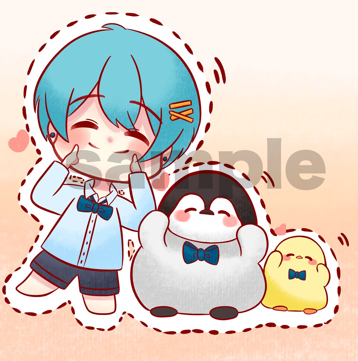かわいい夢絵、かっこいいアイコン作成をします 理想通りのイラストをあなたにお届けします イメージ6