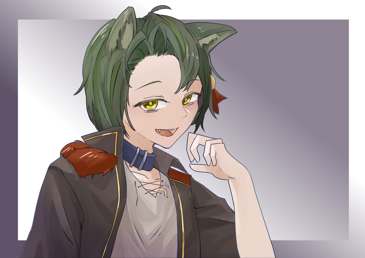 Vtuberさんの顔アップイラスト作ります アイコン、配信サムネイルなどに使えるイラストです。 イメージ9