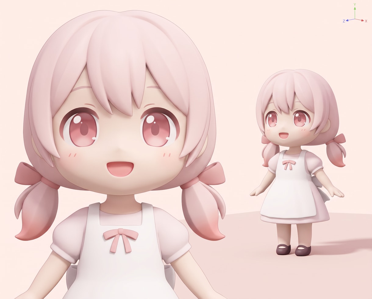 3DVtuberの【全部込み】で一括制作いたします 高品質な３D制作をフルスクラッチで制作！ご予算相談可能です イメージ14