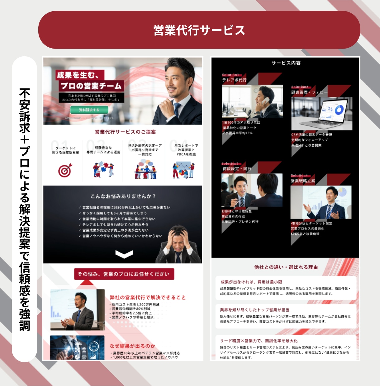 法人向けサービスのLP＋ホワイトペーパー作成します 人材・士業・コンサル向けLPと資料制作 イメージ5