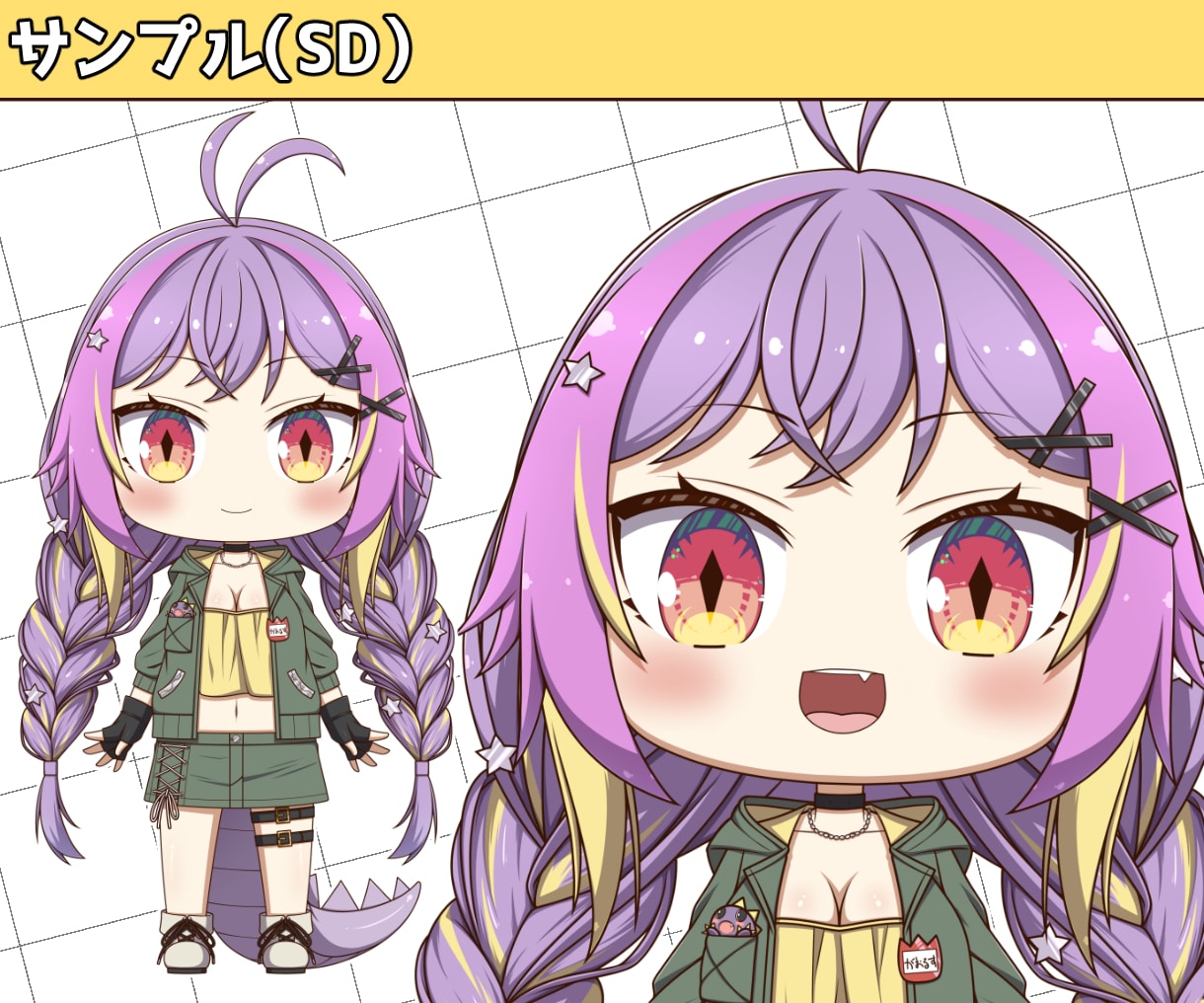 企業並み！VTuberのモデルを制作します SDから通常頭身キャラまで！立ち絵持ち込みも可能！ イメージ4