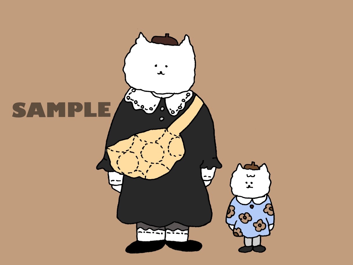 LINE・SNSのオリジナルアイコンを作成します 〜「しろいいぬ」にあなたらしさを〜 イメージ2