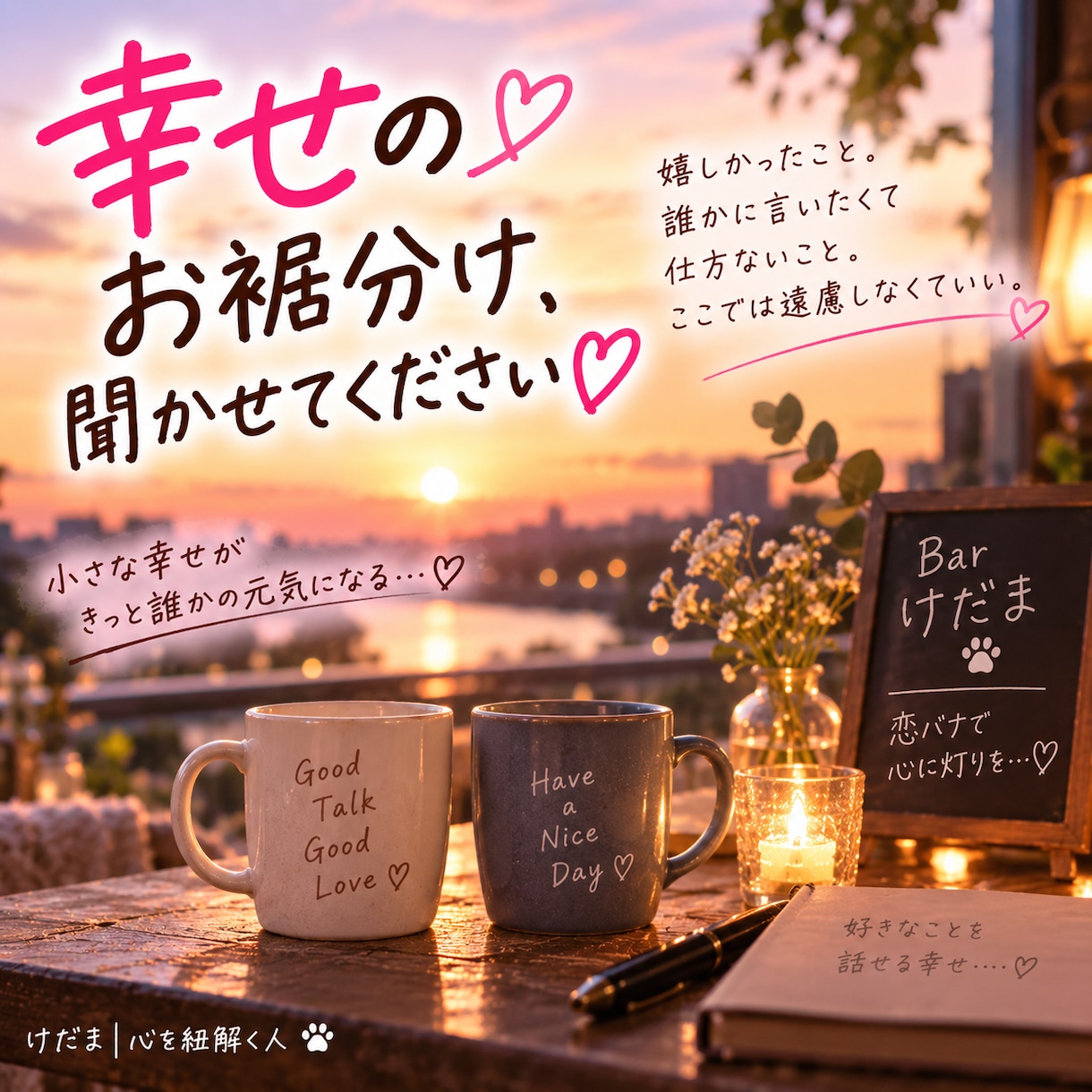 あなたの言いたくて仕方ない恋バナ！私が聞きます 惚気だって立派な恋バナ♡幸せのお裾分け待ってます！ イメージ9