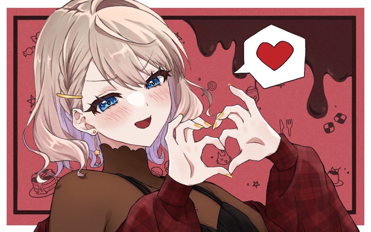 かわいい女の子のイラストを描きます Xで使うアイコンや投稿にいかがですか！ イメージ7