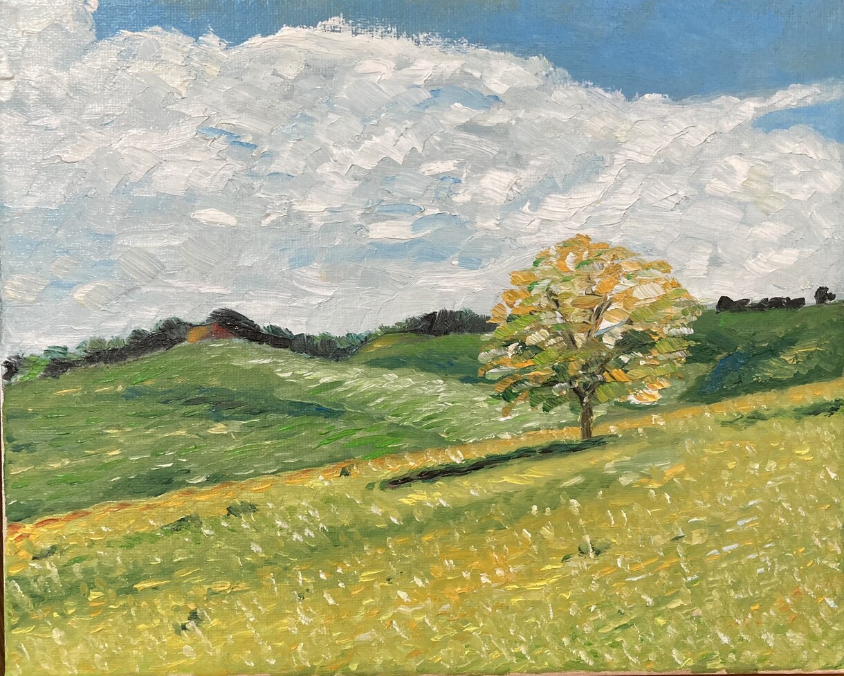 背景、風景画を提供いたします 手描き風の美しい高原や、田舎の風景などを提供します。 イメージ2