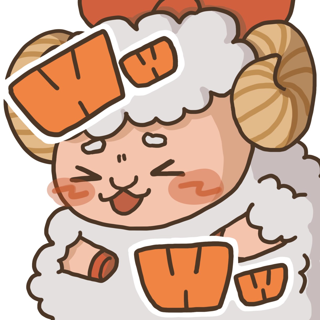 ポップで可愛らしいキャラクターをお描きします オリキャラ・アイコン・スタンプ等イラストを制作します.*･ﾟ イメージ5