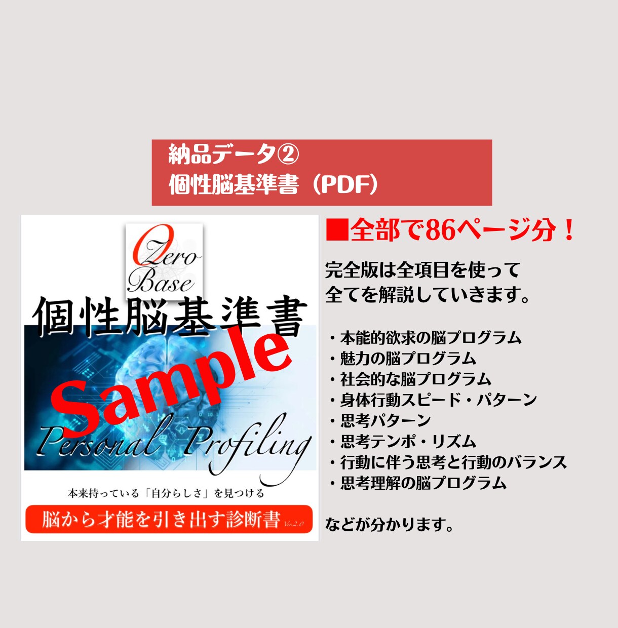あなた本来の強み・魅力・才能を脳から引き出します 個性脳識別学に基づいたあなたの脳を最適化する取説完全版を発行 イメージ3