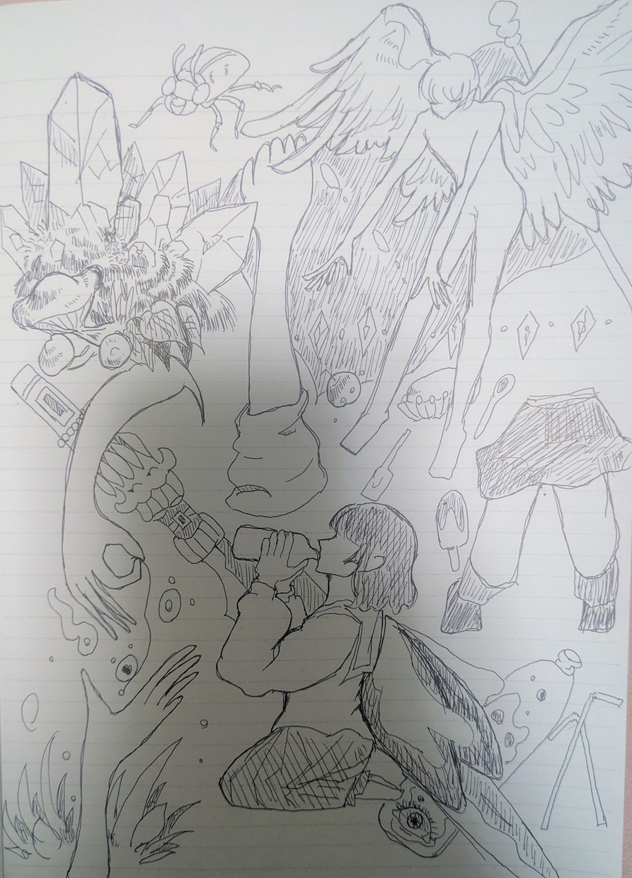 絵本の挿絵や表紙の絵を描かせていただきます モノトーンのペン画です。緻密で不思議な世界観を是非！ イメージ4