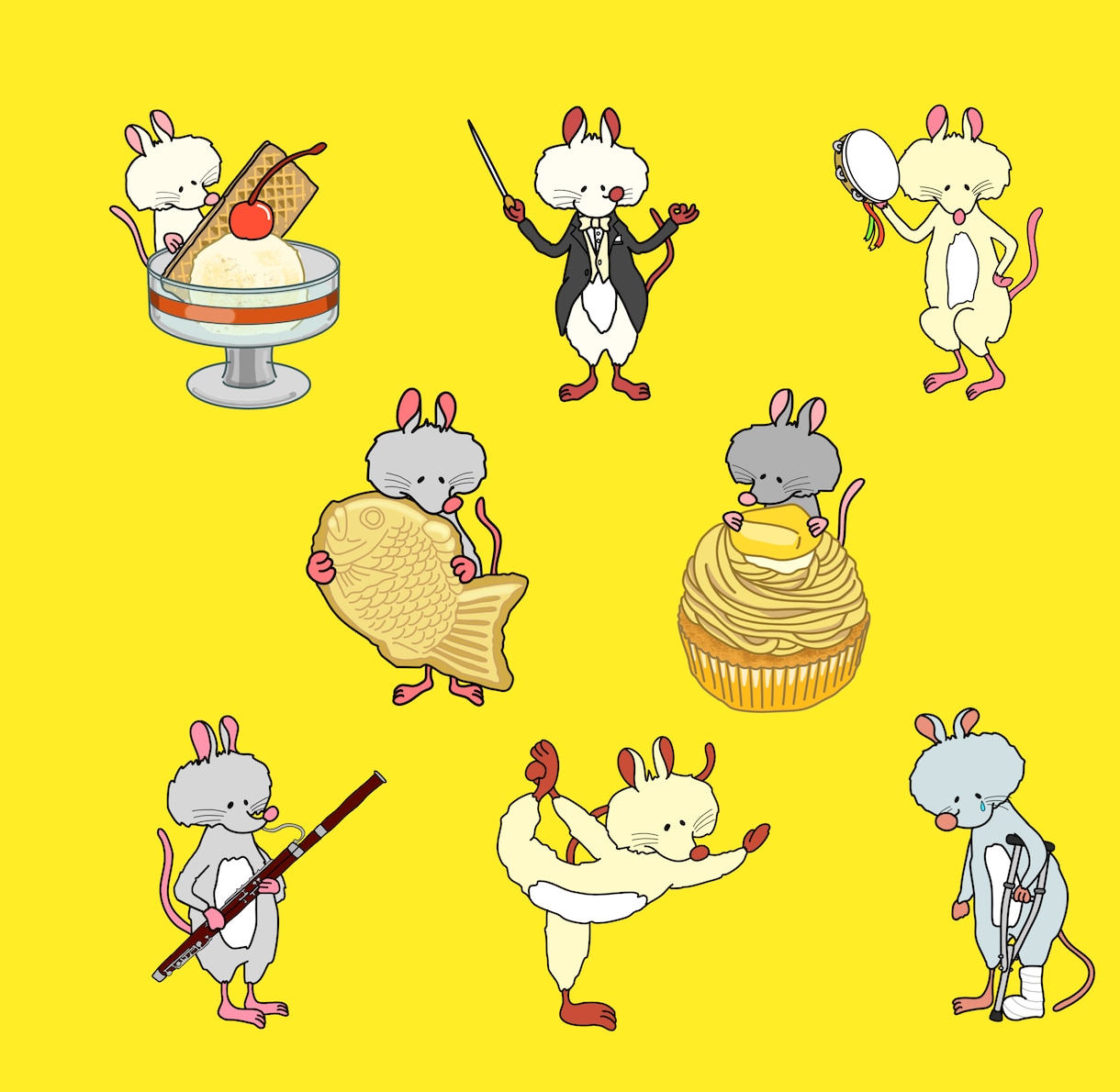 動物のゆるかわイラスト描きます 動物のシチュエーションイラストを描きます‼︎ イメージ2