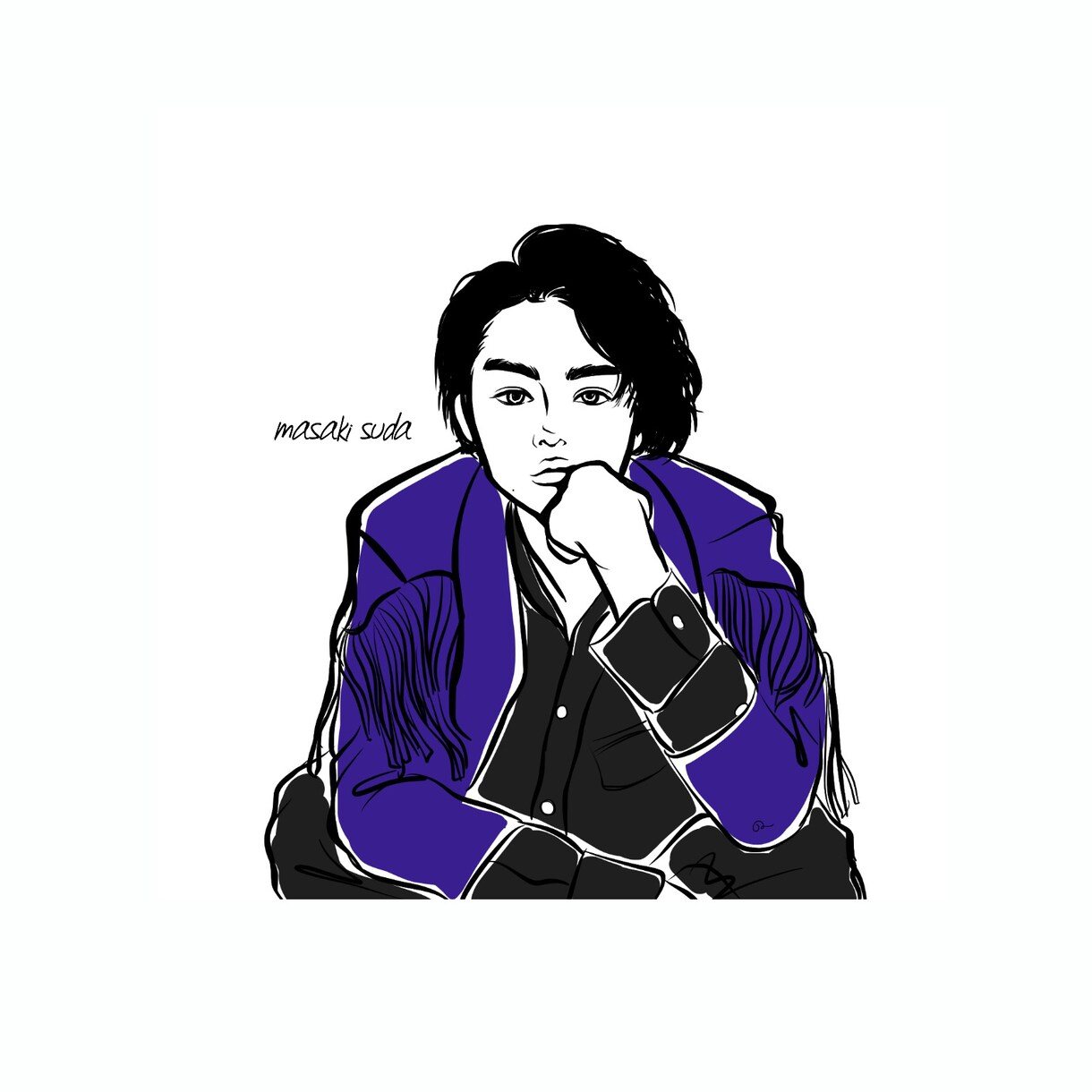 写真をお洒落なイラストにします お洒落が大好きな方へ可愛い似顔絵を描きます☺︎ イメージ2