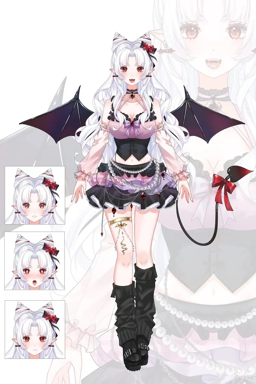 初心者向け！Vtuber高品質2Dモデリングします 修正無制限、あなたの理想のモデルをコミコミ価格で制作します！ イメージ3
