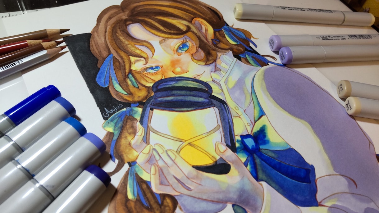 商用可| 可愛いSNSアイコン・ヘッダーを描きます アナログで温かみのあるアイコン・ヘッダーを仕上げます。 イメージ10
