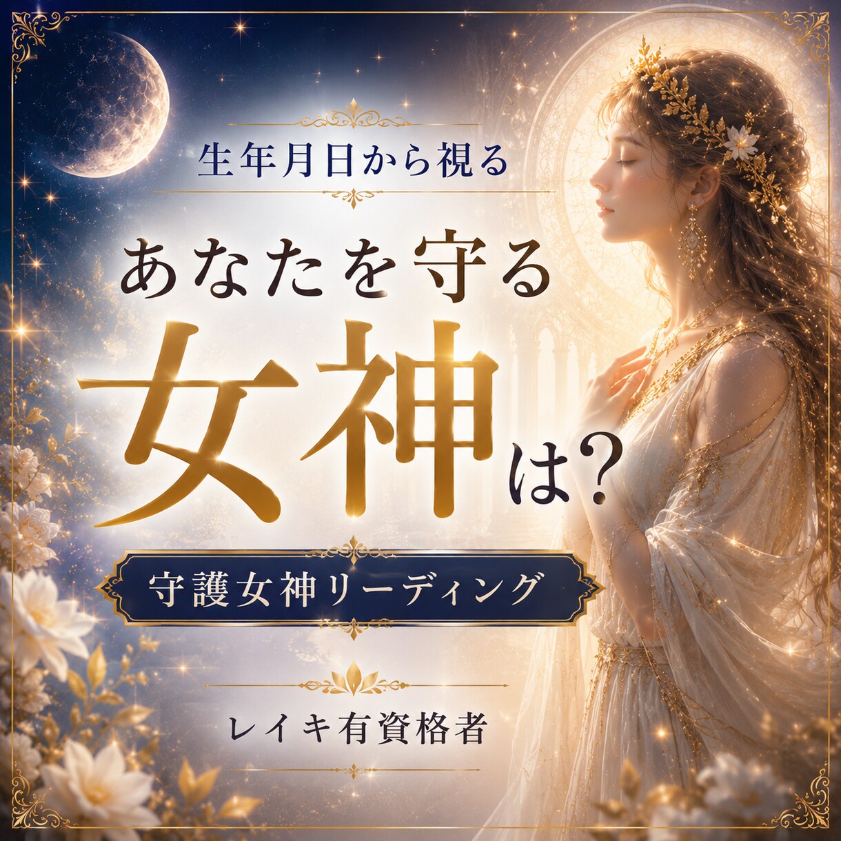 あなたを守る女神と人生の使命を読み解きます あなただけの人生、恋愛、金運の女神PDF鑑定をお届けします イメージ1