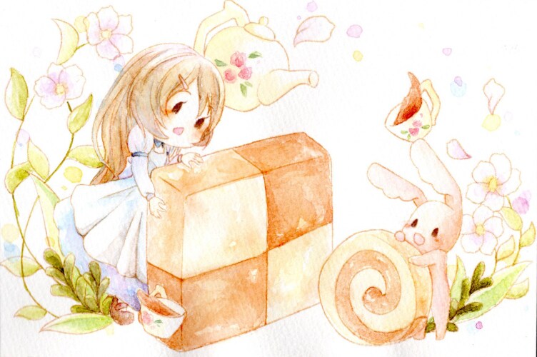 水彩で絵本のようなイラストお描きします 優しい水彩のイラストが欲しい方に イメージ1