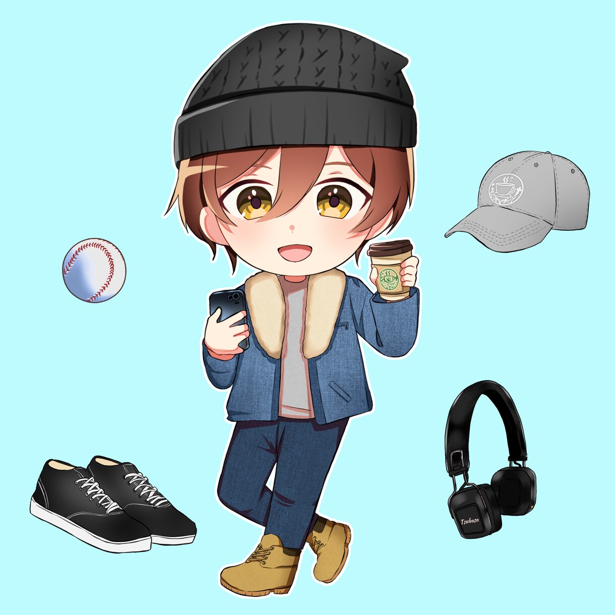 もちもちかわいいデフォルメイラスト制作します グッズやスタンプ・short動画にも使えるミニキャライラスト イメージ8