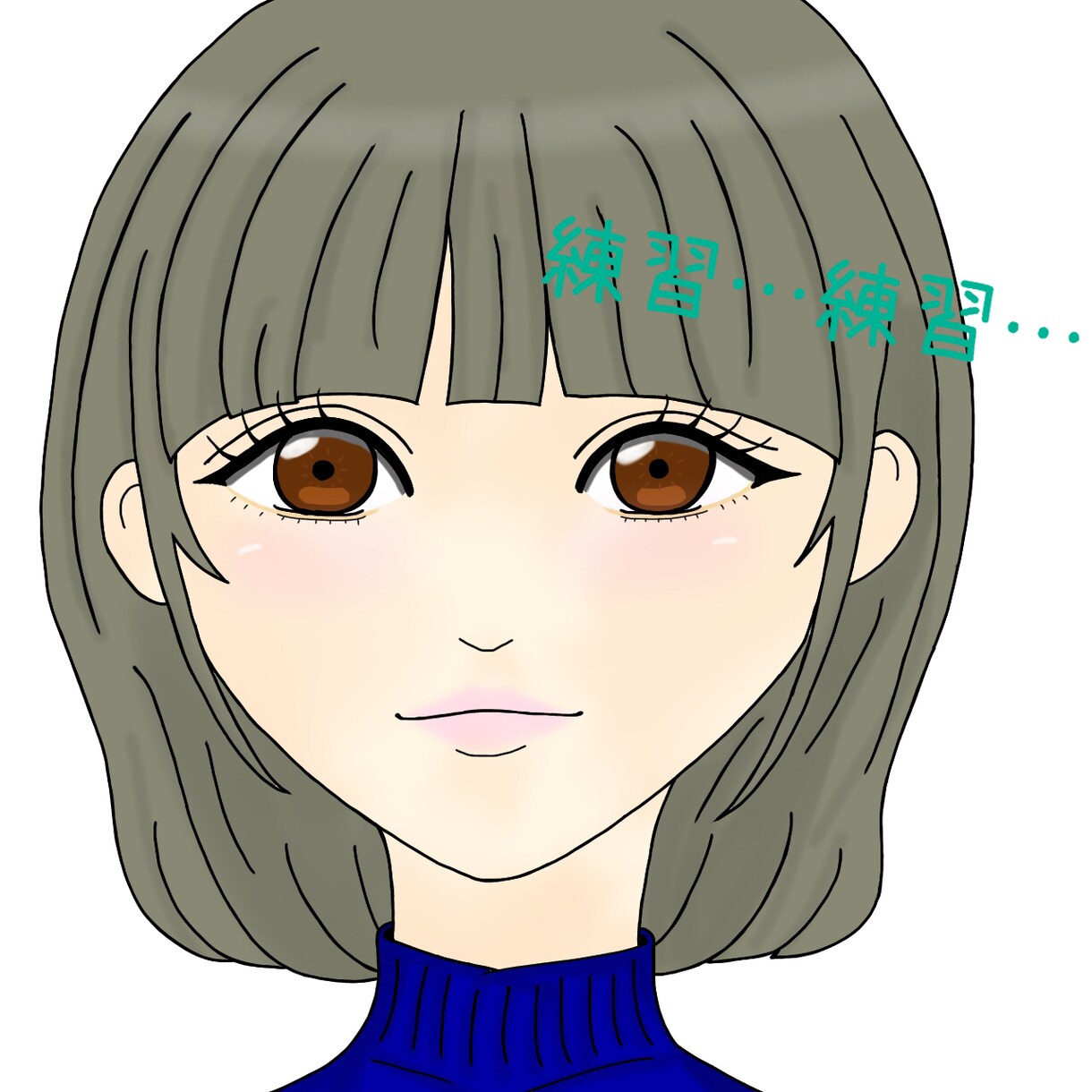 お顔、肩より上のアングルで描きます 一生懸命描いて、良いものをお届けできるよう頑張ります！ イメージ6