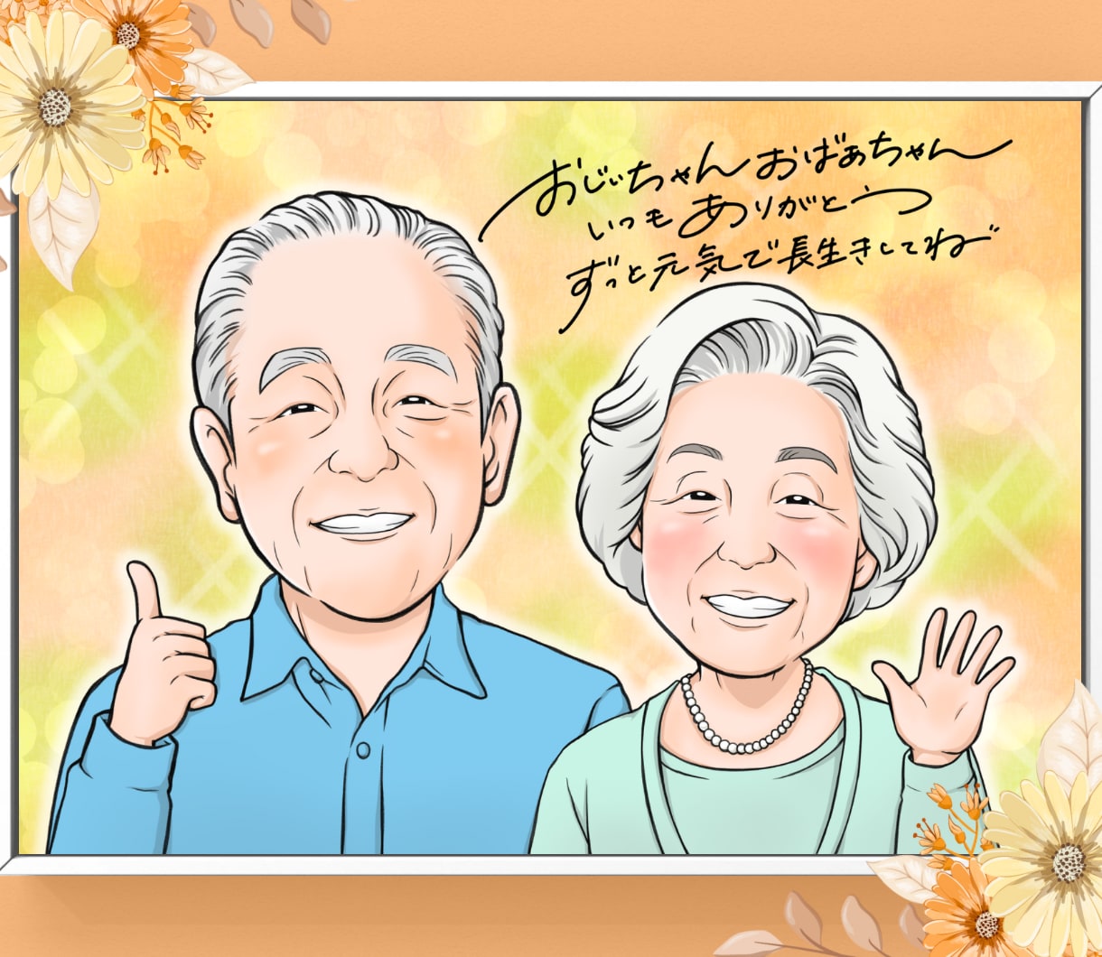 写真から優しいタッチの似顔絵描きます ナチュラルな仕上がり♪プレゼントや家族の思い出作りに最適！ イメージ1