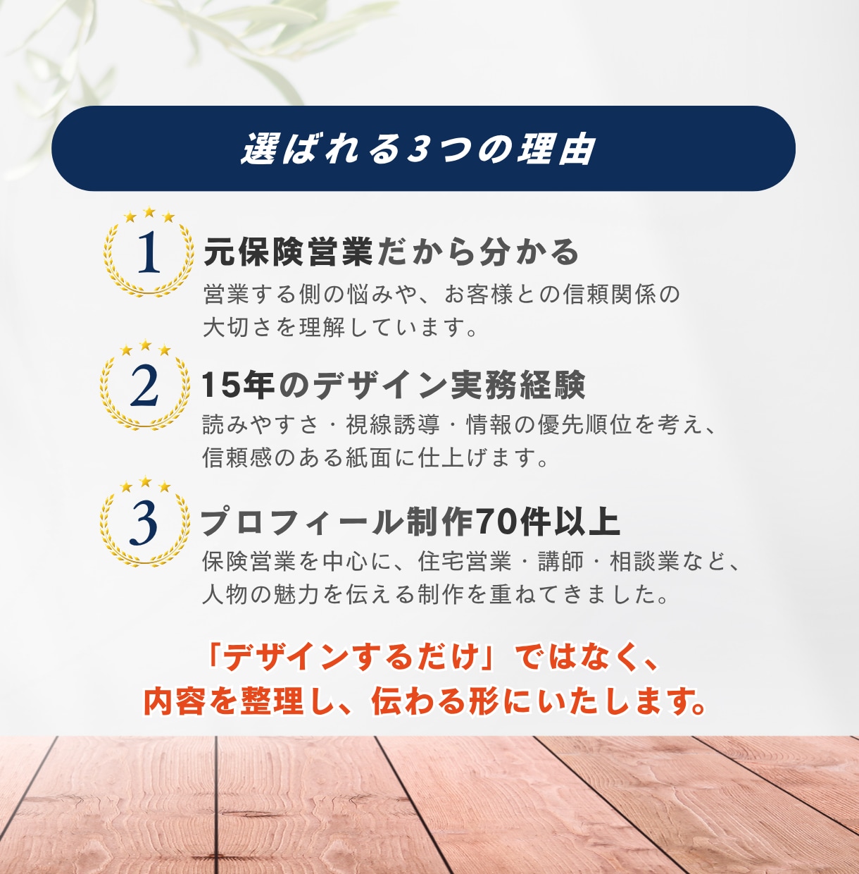 保険営業で選ばれるプロフィールシートを作成します Canva編集データ込み・保険業界制作実績130件超 イメージ8