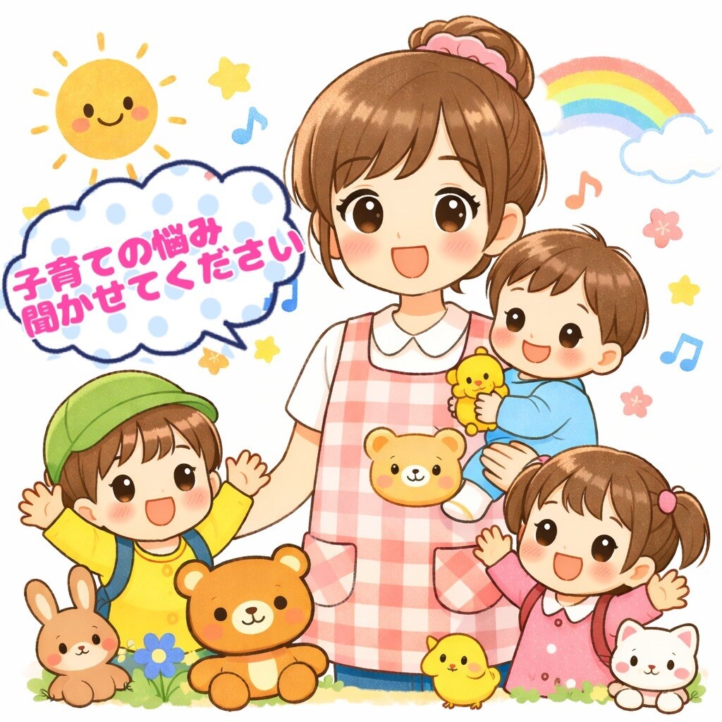 現役保育士ママが子育ての悩み聞きます 保育園や育児の相談、子育てのお話ししませんか？？ イメージ1