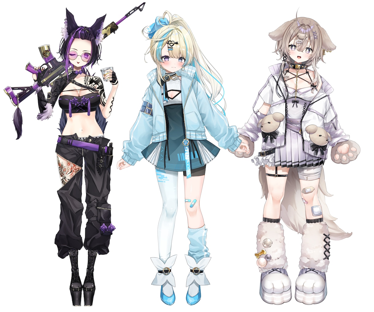 ハイクオリティのVtuberモデルを作成いたします Live2Dモデリングはお任せください！ イメージ2