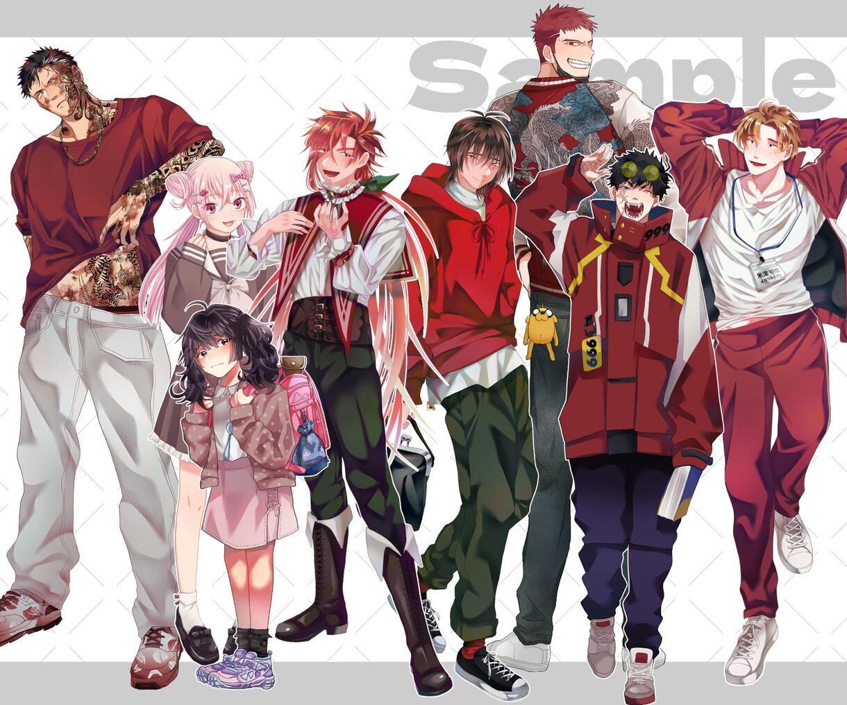TRPGなどで使用できる立ち絵イラスト制作します TRPG、映像制作、配信等でご利用いただけます！ イメージ6