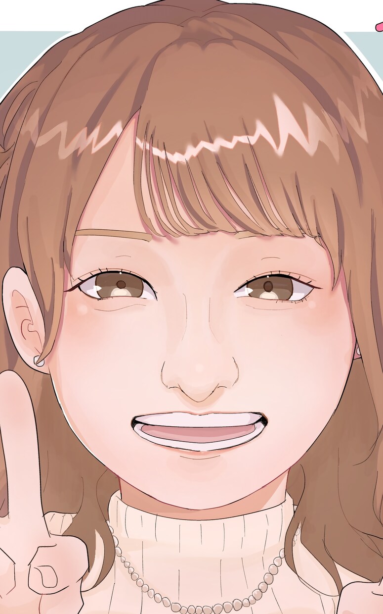 少しアニメちっくな似顔絵やオリキャラを描きます 絵柄の指定があればできる範囲で描きます。(デフォルメなど) イメージ3