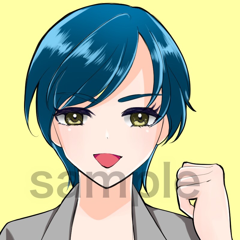 かわいい☆アニメキャラ風イラストアイコン描きます 安価でSNS用のアイコンをお求めの方へ イメージ4